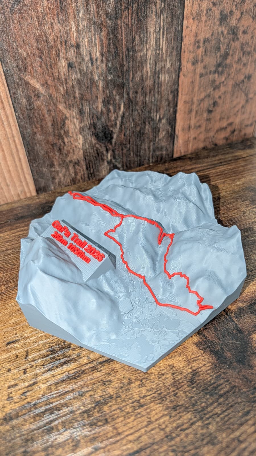 Detailansicht eines 3D gedruckten Trails